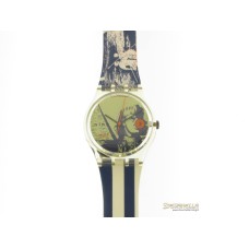 SWATCH Amneris classic quarzo cassa e cinturino plastica colorata new 